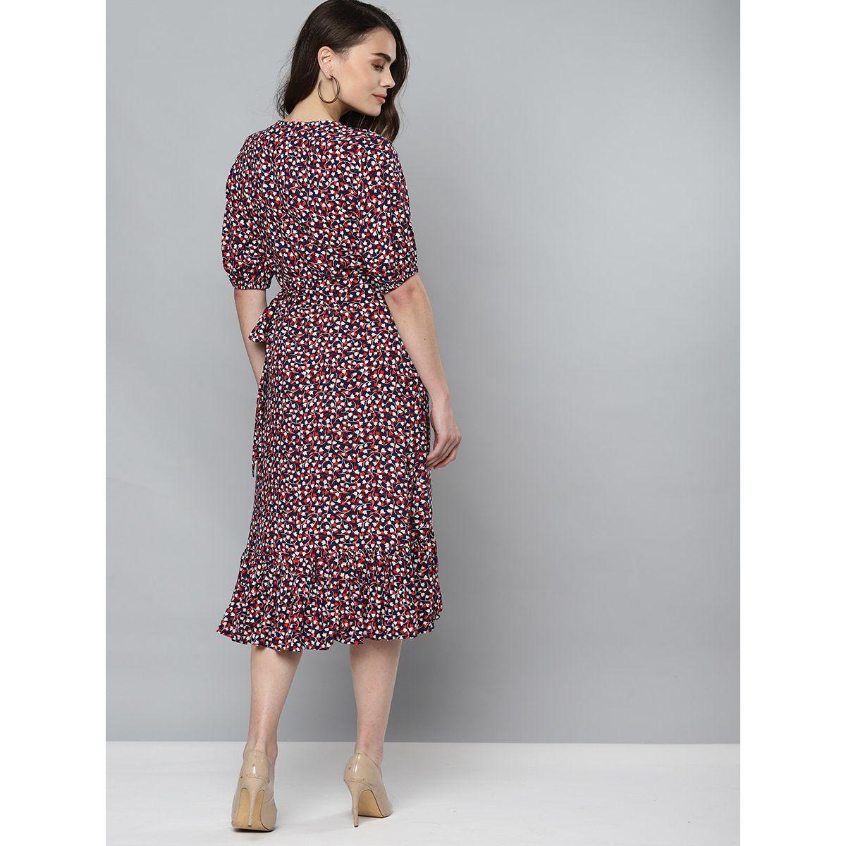 Femella X Styli All Over Print Wrap Midi Dress-women-clothing-dresses-image-5