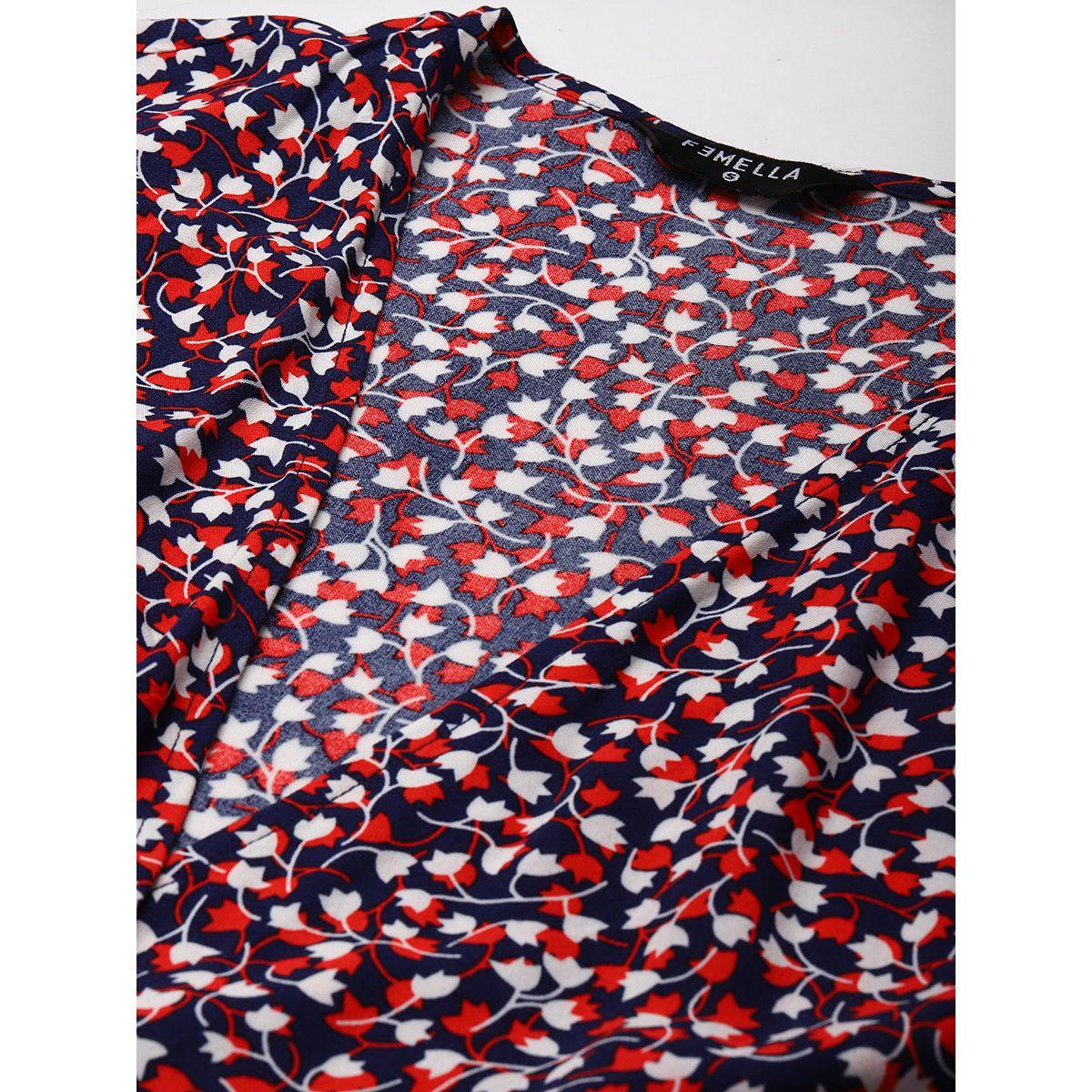Femella X Styli All Over Print Wrap Midi Dress-women-clothing-dresses-image-6