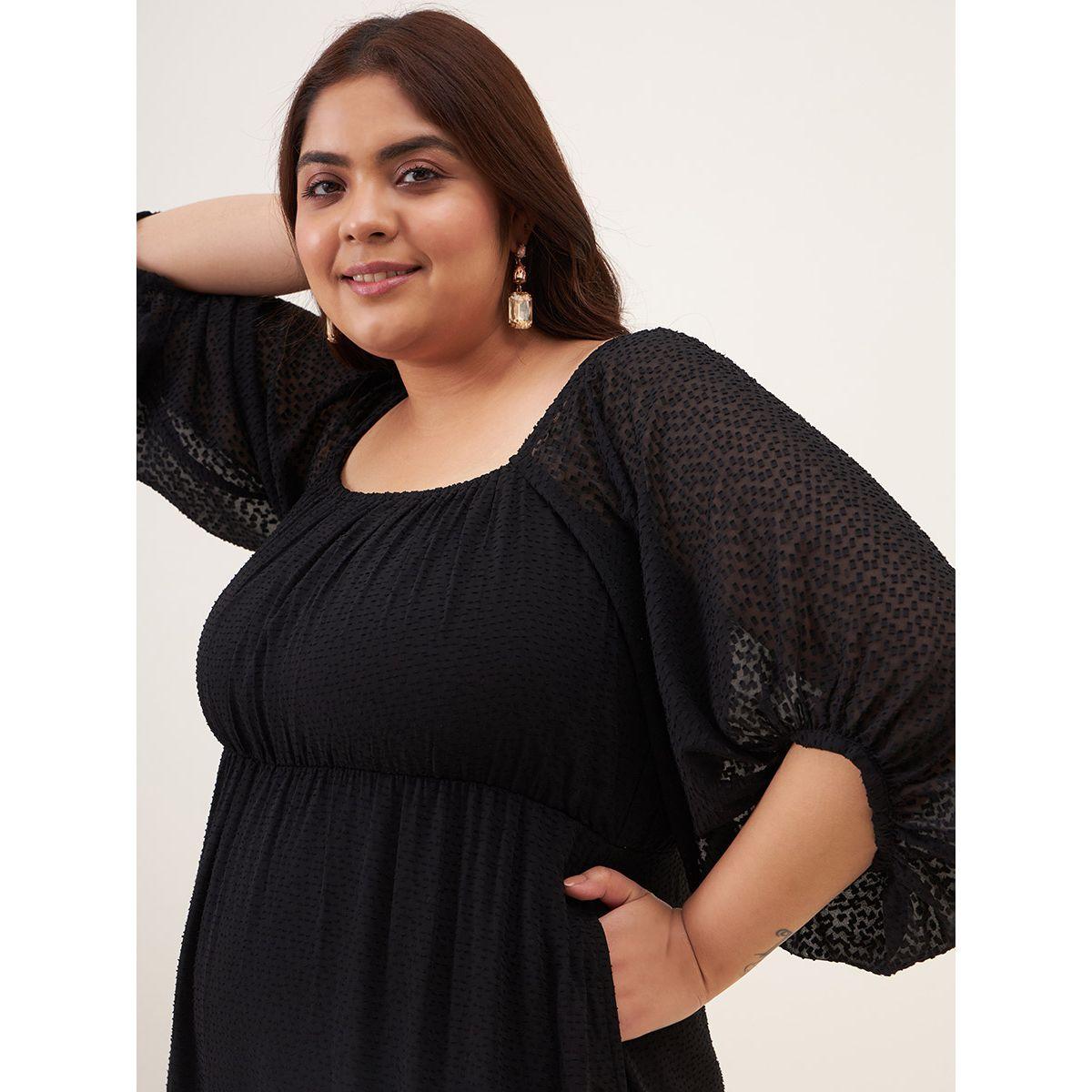 فستان طويل مزين بكسرات فِميلا × ستايلي-women-clothing-dresses-image-11