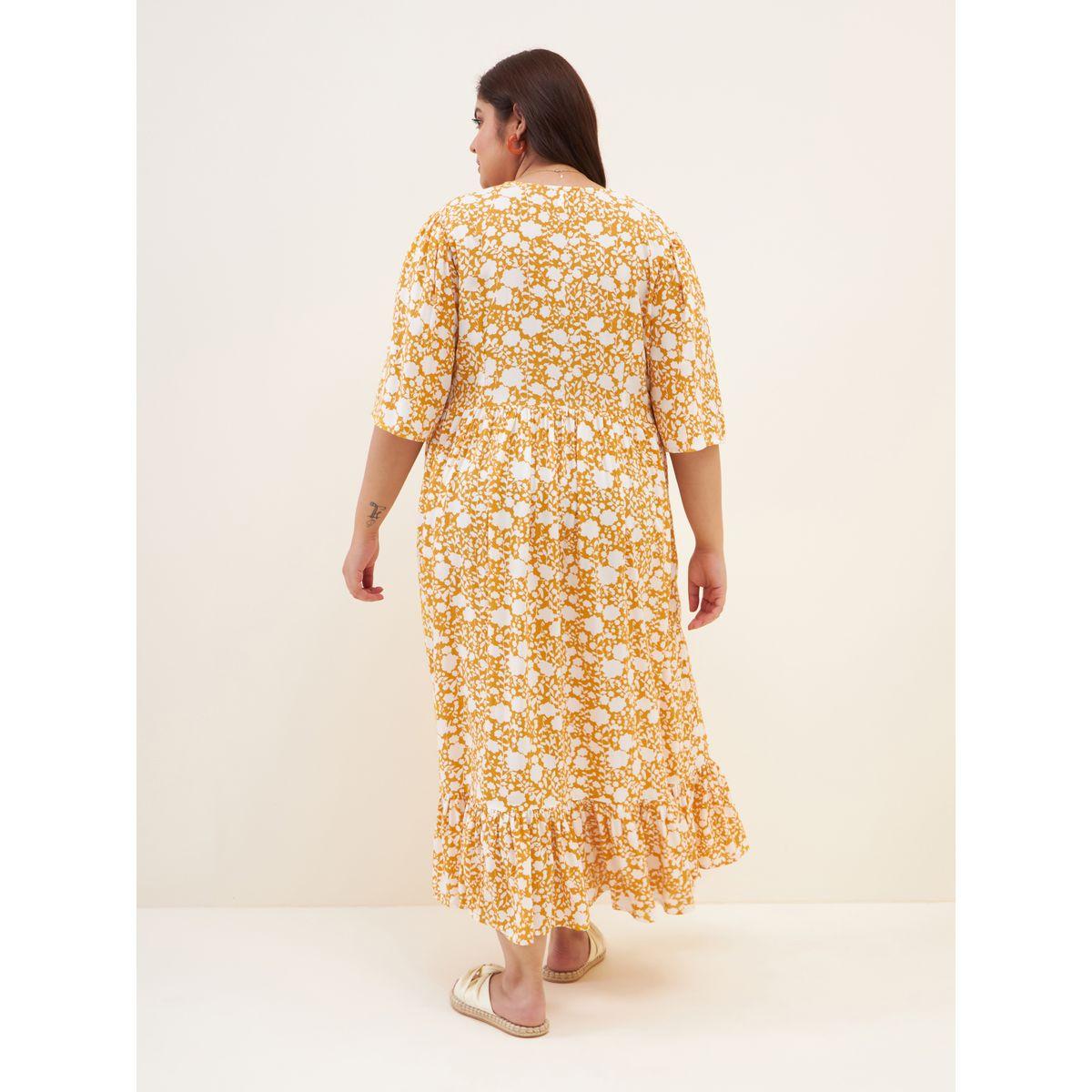 فستان ميدي مطبع بزهور فِميلا × ستايلي-women-clothing-dresses-image-2