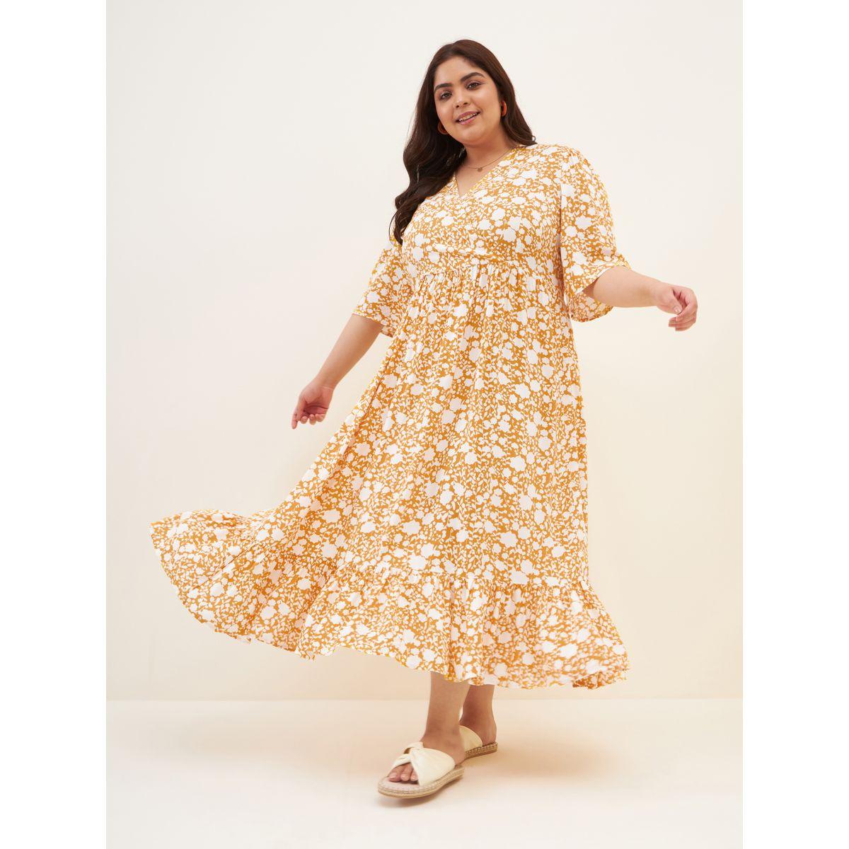 فستان ميدي مطبع بزهور فِميلا × ستايلي-women-clothing-dresses-image-5