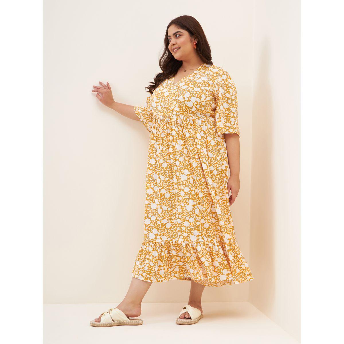 فستان ميدي مطبع بزهور فِميلا × ستايلي-women-clothing-dresses-image-6