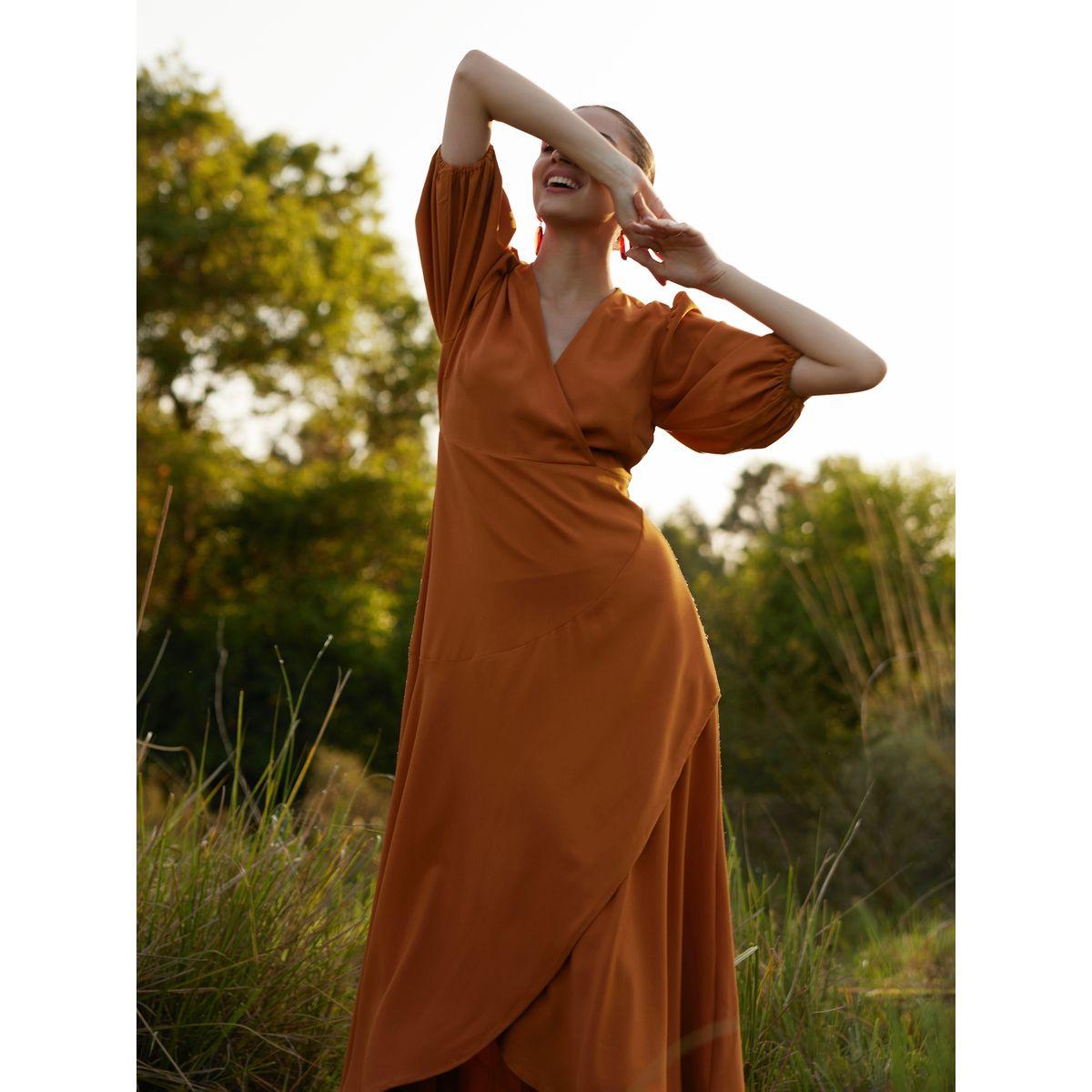 Femella X Styli Frill Hem Wrap Front Maxi Dress-women-clothing-dresses-image-7