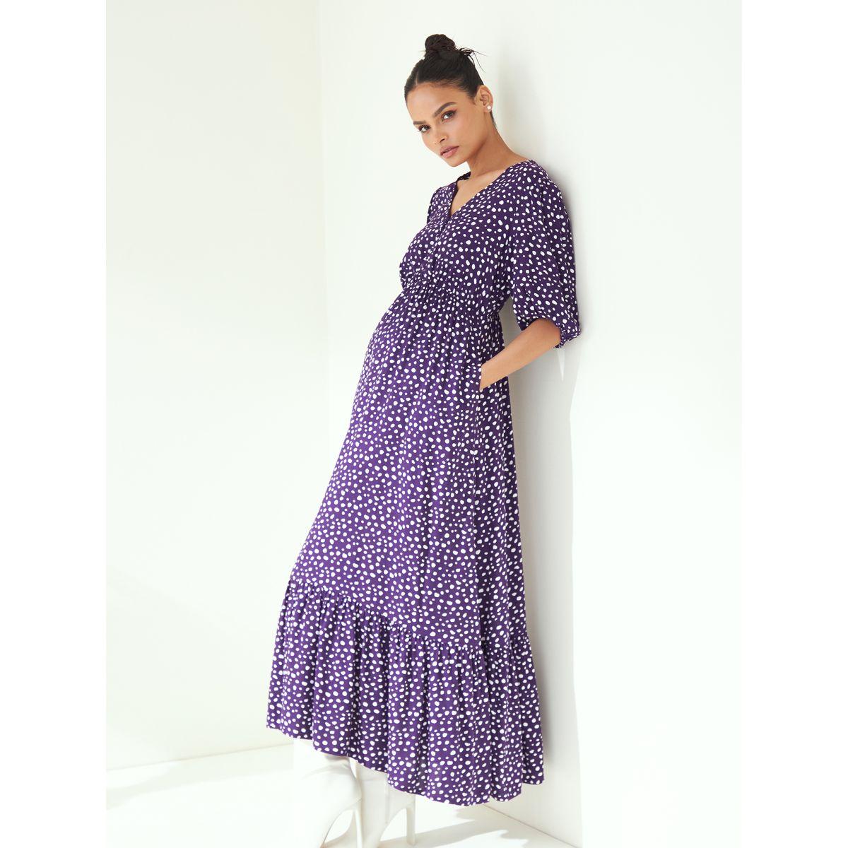 Femella X Styli Polka Dot Print A-Line Maxi Dress-women-clothing-dresses-image-3
