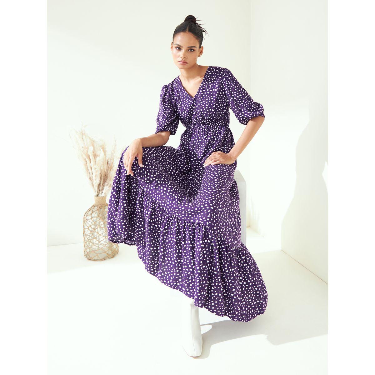 Femella X Styli Polka Dot Print A-Line Maxi Dress-women-clothing-dresses-image-8