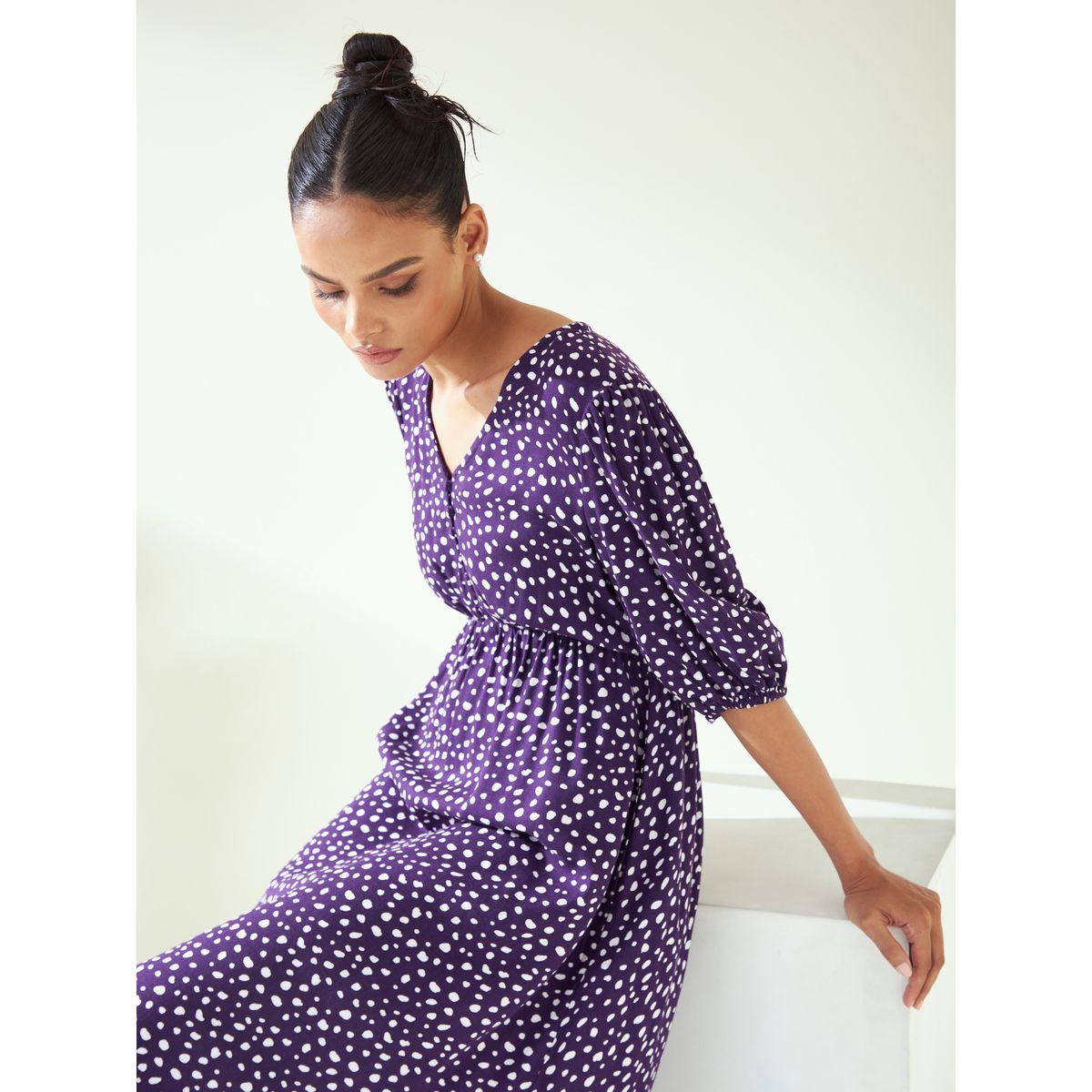 Femella X Styli Polka Dot Print A-Line Maxi Dress-women-clothing-dresses-image-9