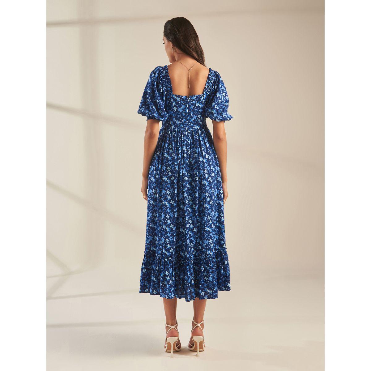 فستان طويل بياقة على شكل قلب فِميلا × ستايلي-women-clothing-dresses-image-3