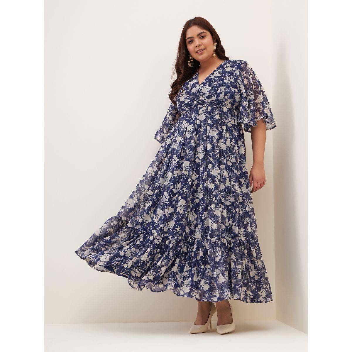 Femella X Styli Floral Lurex Tiered Maxi Dress-women-clothing-dresses-image-3