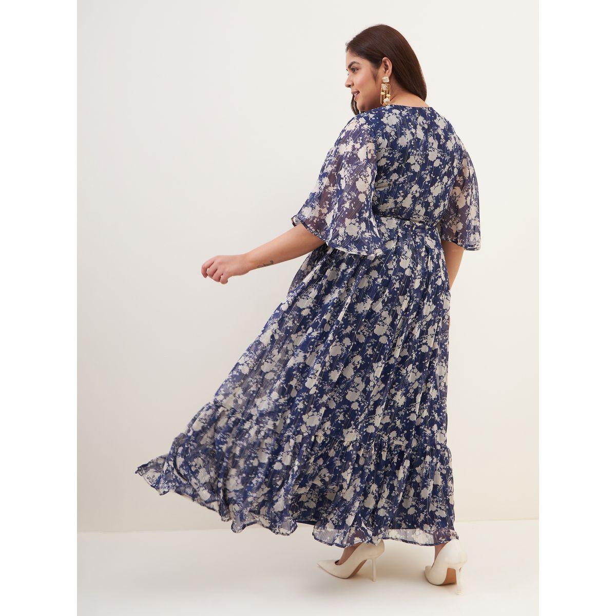 Femella X Styli Floral Lurex Tiered Maxi Dress-women-clothing-dresses-image-5