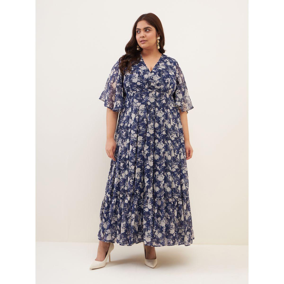 Femella X Styli Floral Lurex Tiered Maxi Dress-women-clothing-dresses-image-7