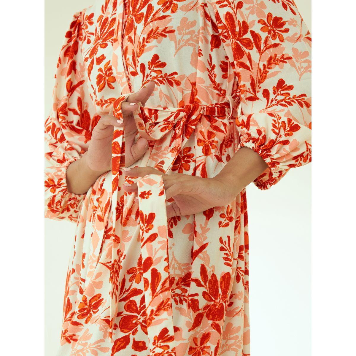 فستان طويل مزين بشق فِميلا × ستايلي-women-clothing-dresses-image-5