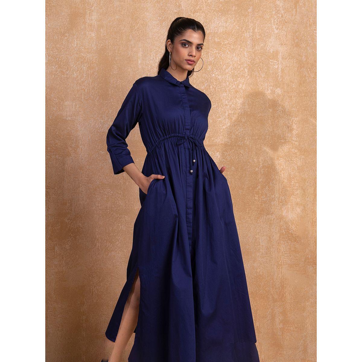 فستان ميدي بأزرار غلق فِميلا × ستايلي-women-clothing-dresses-image-5