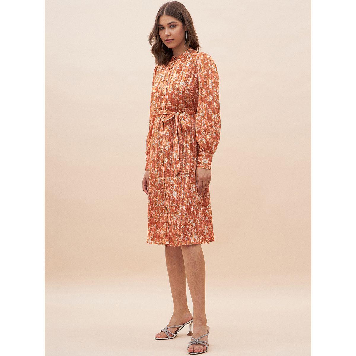 فستان ميدي بنسيج اللوريكس فِميلا × ستايلي-women-clothing-dresses-image-3