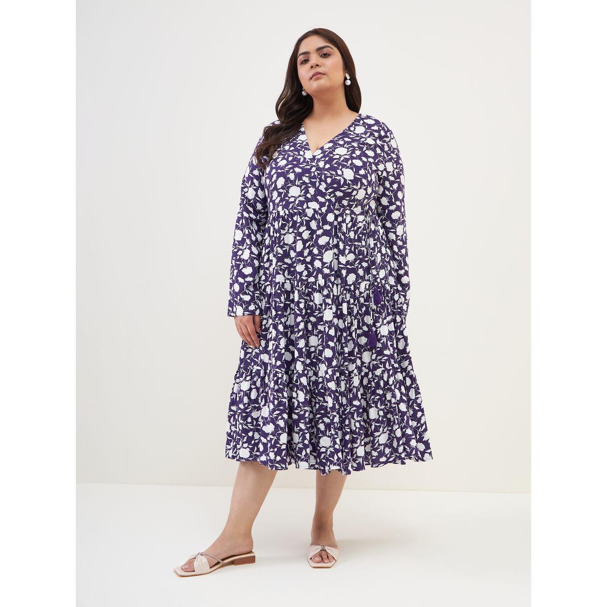 فستان ميدي بنمط لف فِميلا × ستايلي-women-clothing-dresses-image-1