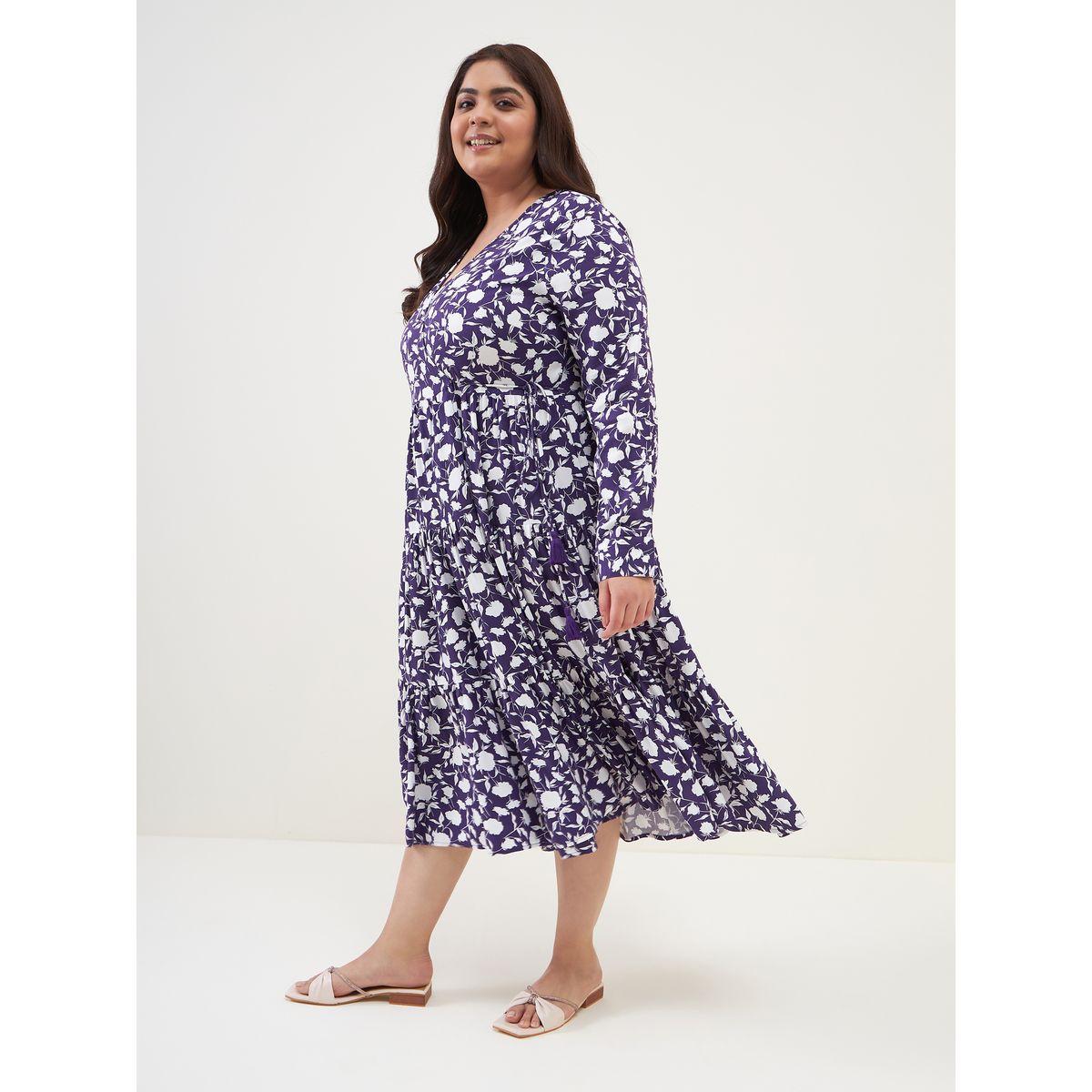 فستان ميدي بنمط لف فِميلا × ستايلي-women-clothing-dresses-image-3