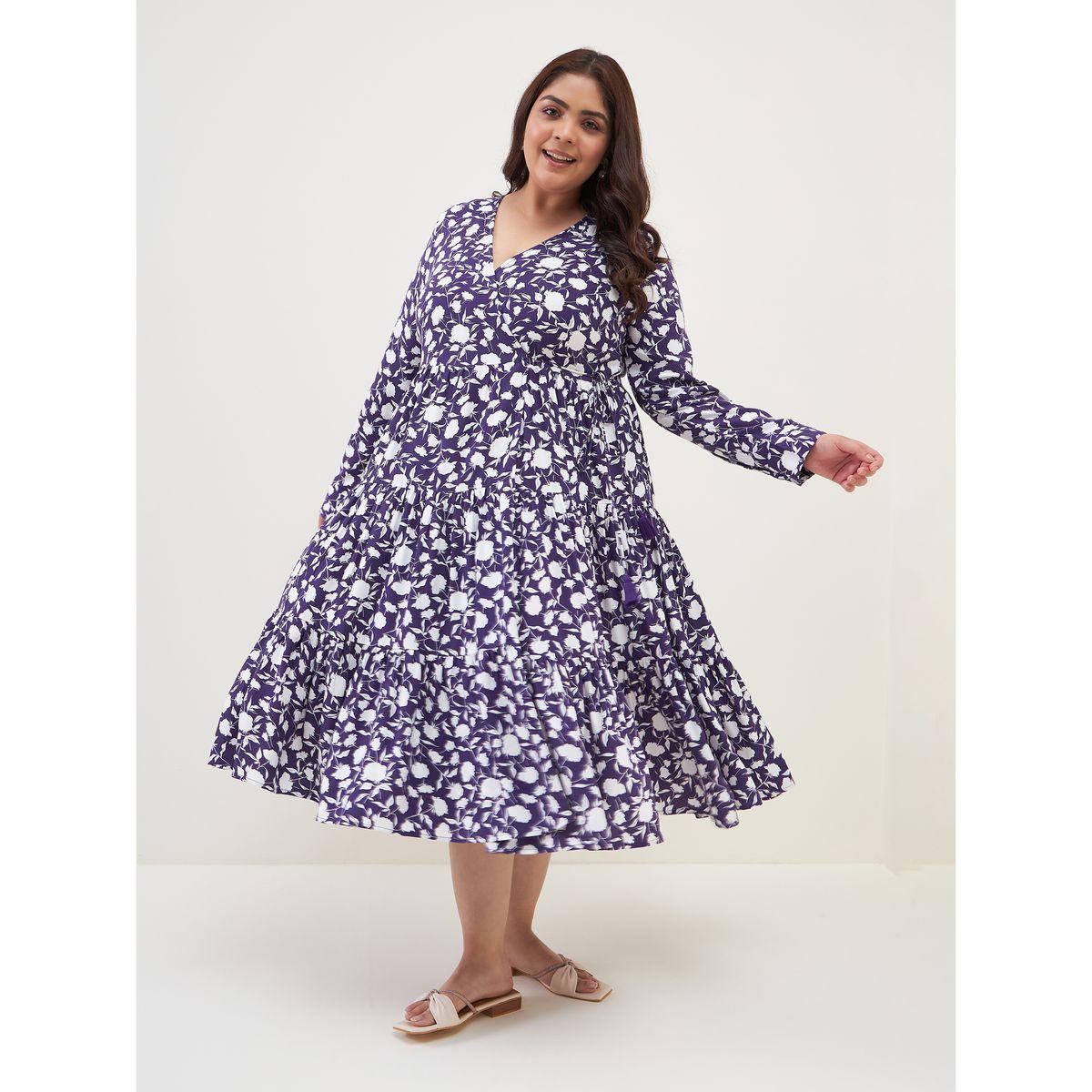 فستان ميدي بنمط لف فِميلا × ستايلي-women-clothing-dresses-image-5