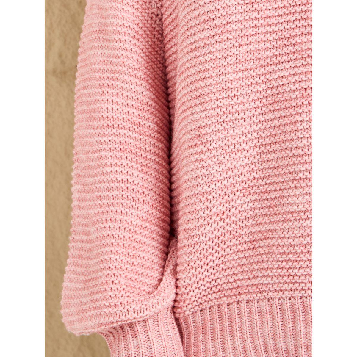 Styli Longline V Neck Chunky Knit Sweater-women-clothing-cardigansandjumpers-jumpers-image-3