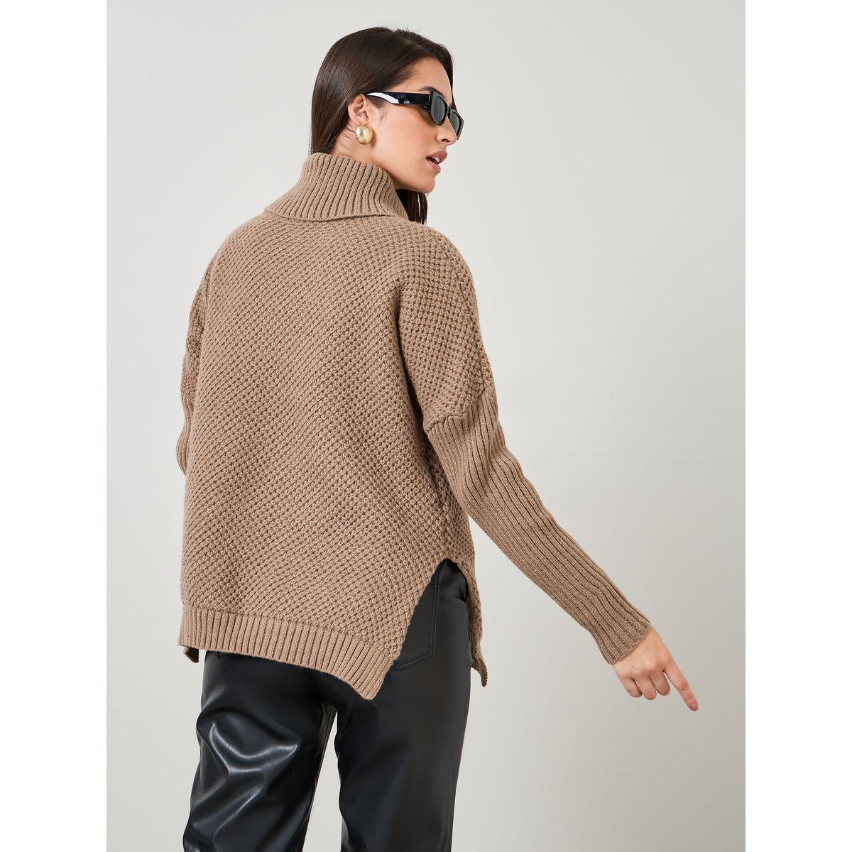 سويتر واسع بشق جانبي-women-clothing-cardigansandjumpers-jumpers-image-2