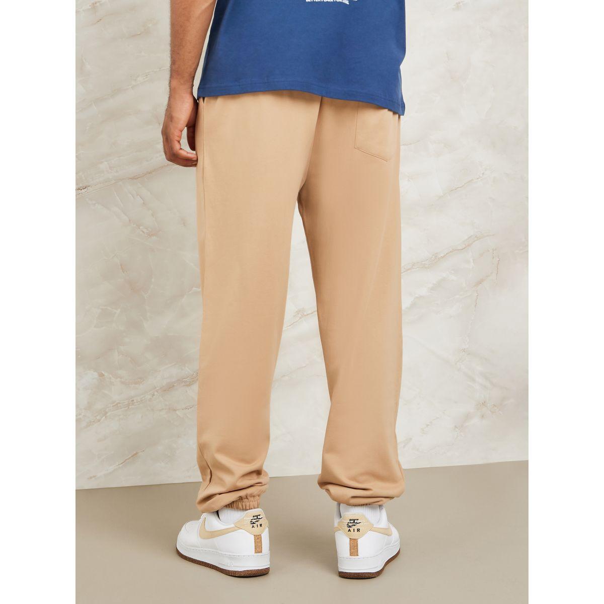 Styli Slogan Print Oversized Jogger with Drawcord Detail-men-clothing-bottoms-joggers-image-5