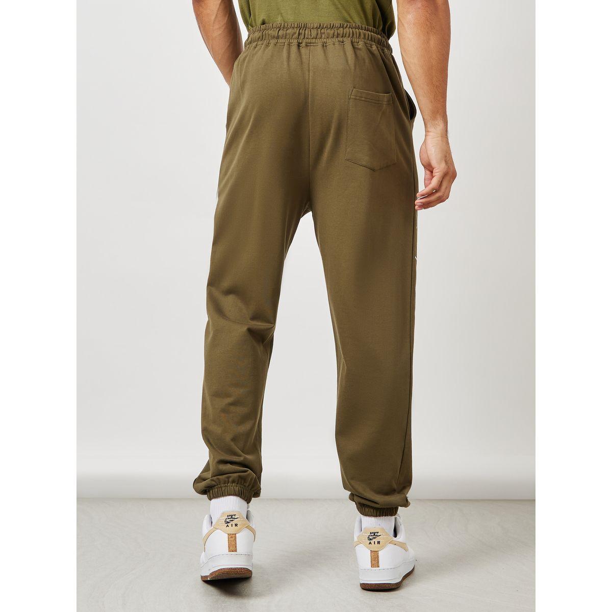 Styli Slogan Print Oversized Jogger with Drawcord Detail-men-clothing-bottoms-joggers-image-4