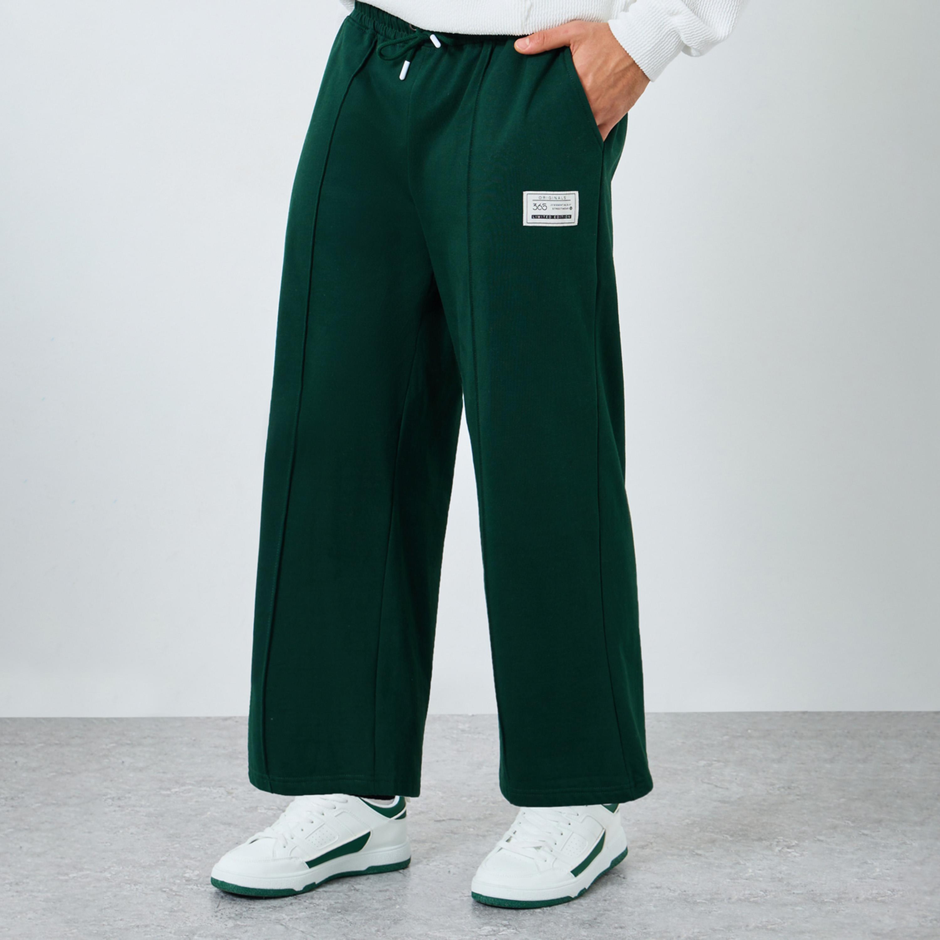 Styli Men Green Relaxed Fit Joggers-men-clothing-bottoms-joggers-image-1