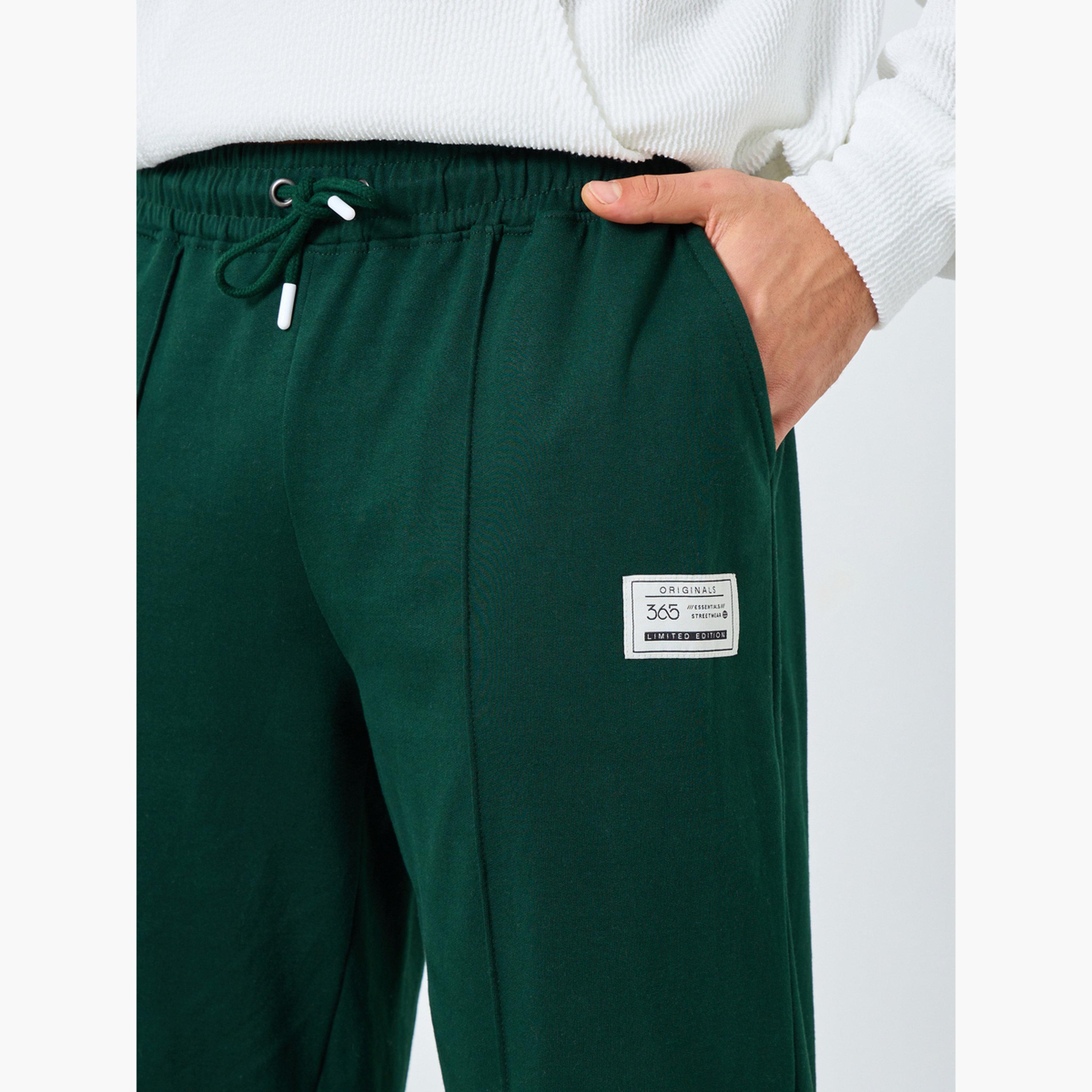 Styli Men Green Relaxed Fit Joggers-men-clothing-bottoms-joggers-image-4