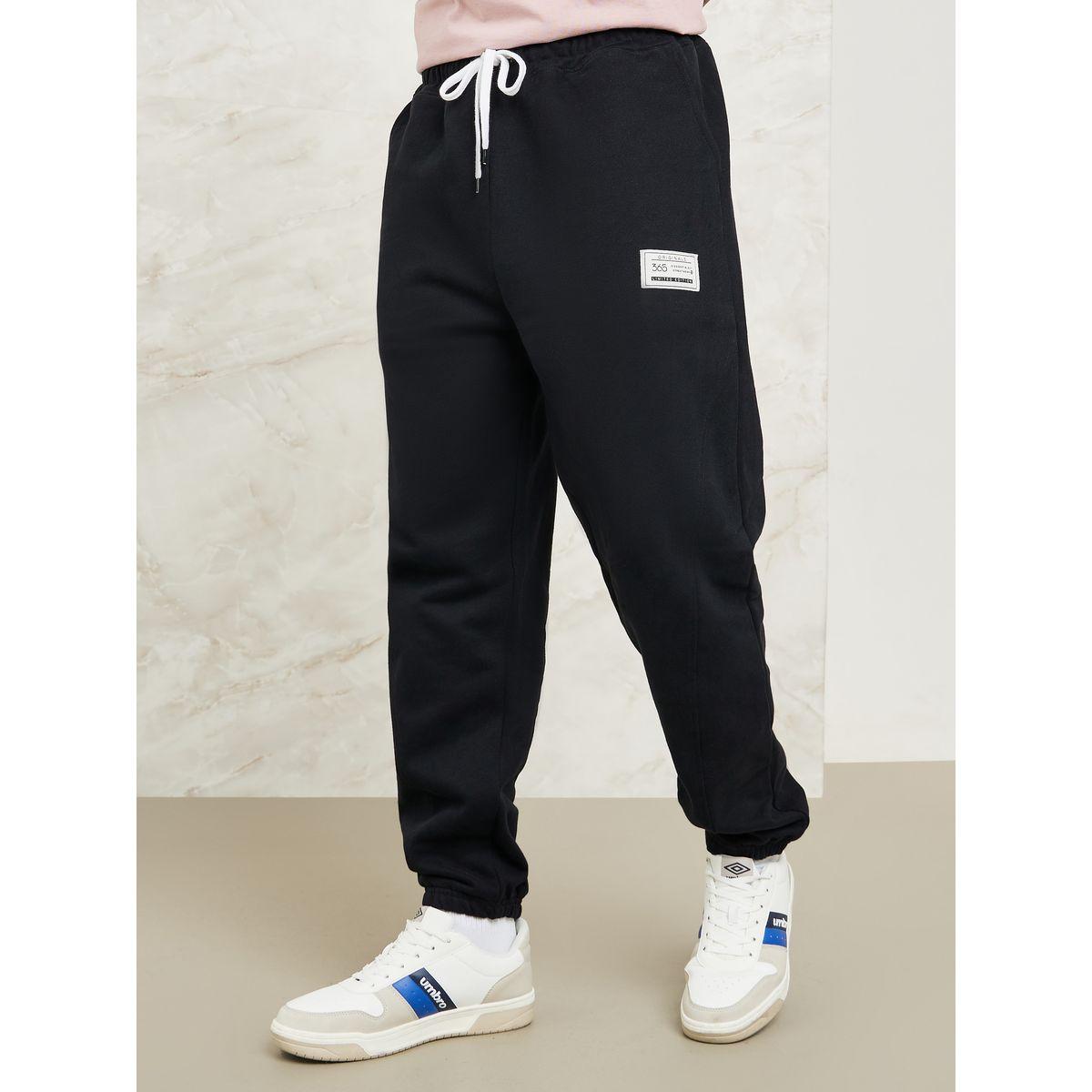 جوغر فليس برباط خصر-men-clothing-bottoms-joggers-image-1