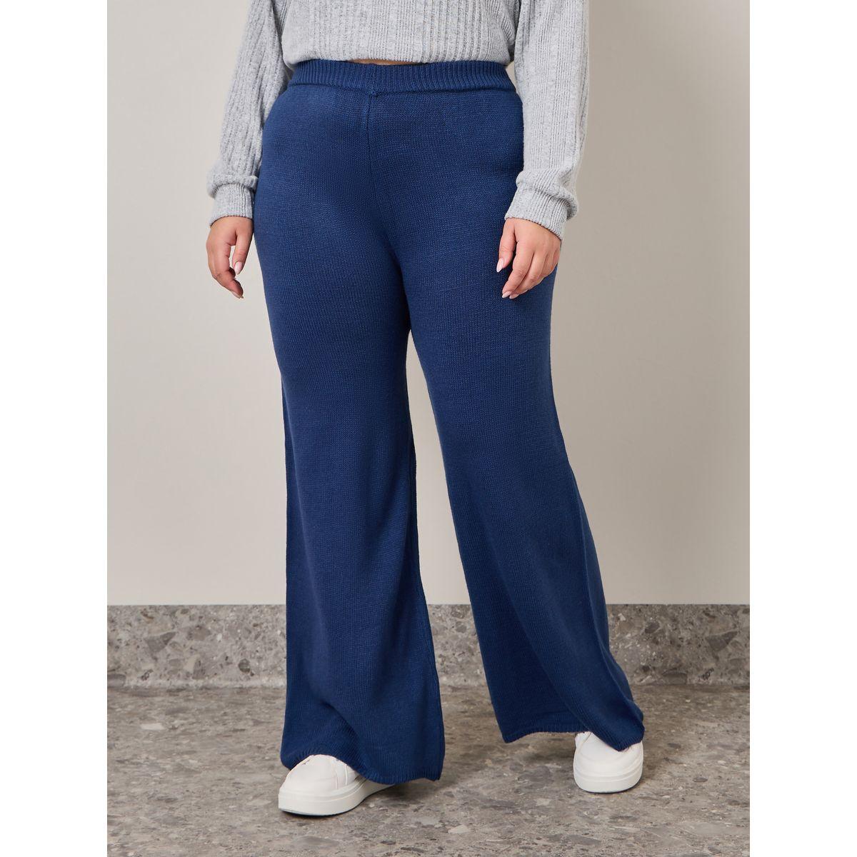 بنطال سادة واسع الأرجل-women-clothing-bottoms-trousers-image-4