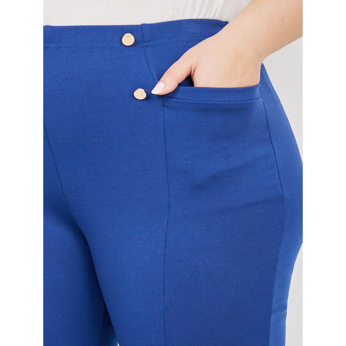 تريقنز بمقاس كبير وقصة سكيني مع خصر عالي-women-clothing-bottoms-leggings-image-3