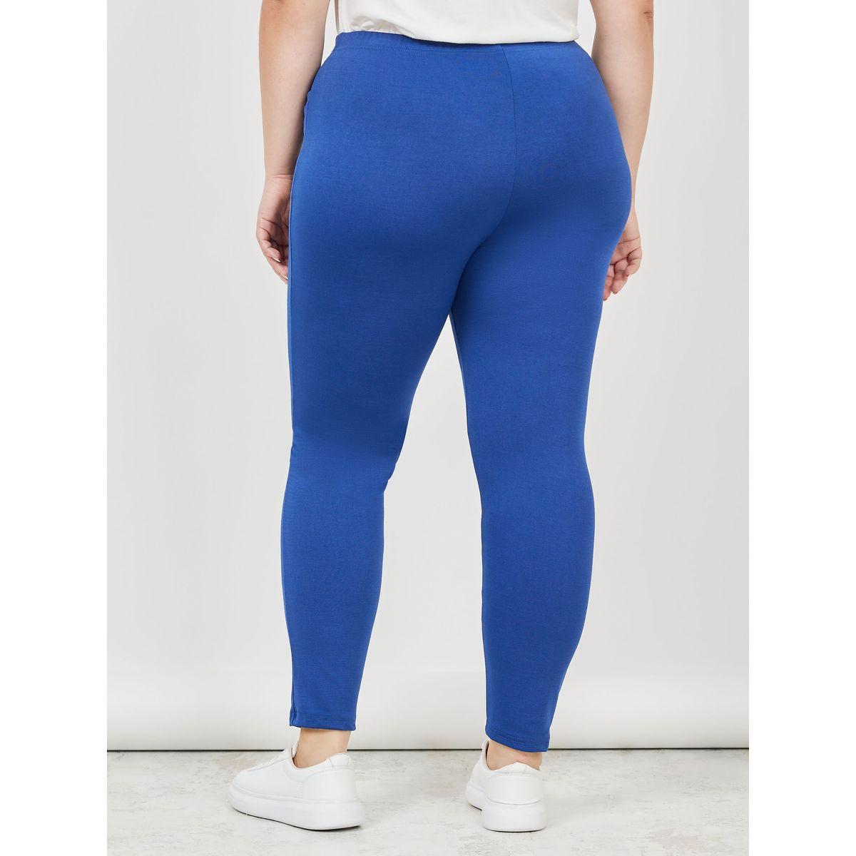 تريقنز بمقاس كبير وقصة سكيني مع خصر عالي-women-clothing-bottoms-leggings-image-4