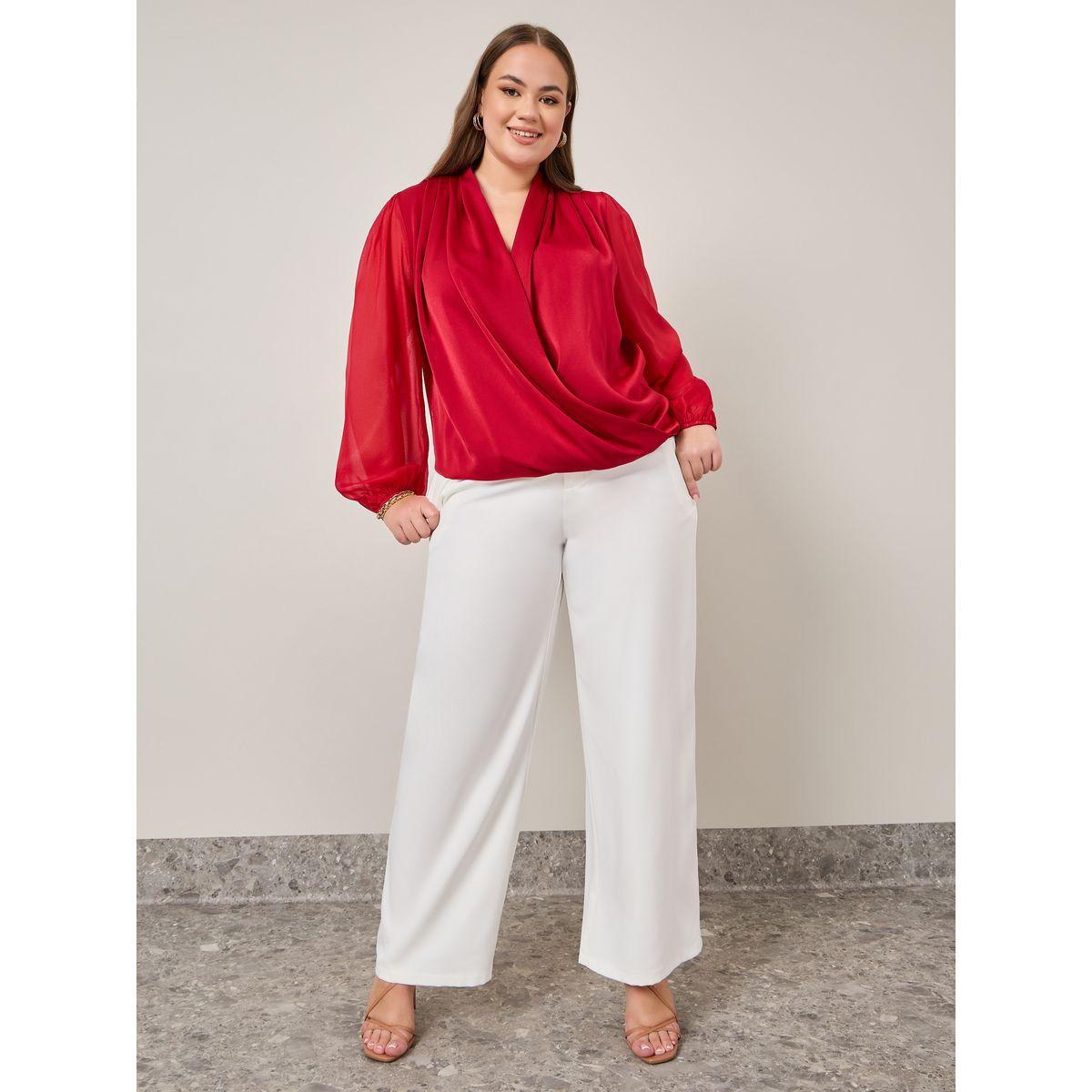 Styli Plus Solid Mid Rise Wide Leg Pants-women-clothing-bottoms-trousers-image-2