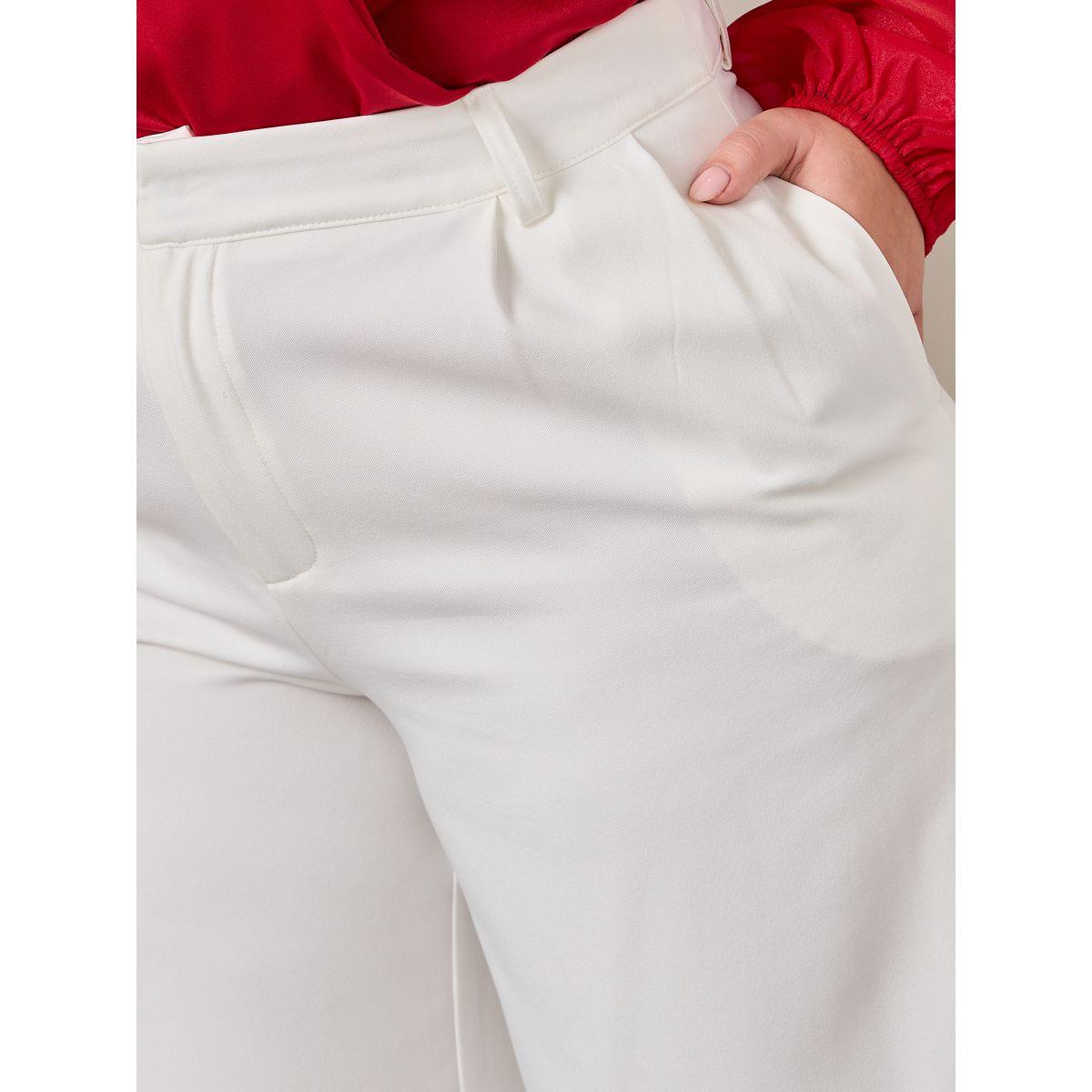 بنطال سادة واسع الأرجل-women-clothing-bottoms-trousers-image-2