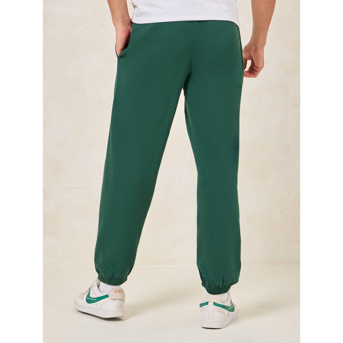 جوغر تيري بقصة مريحة وتفاصيل مُطرّزة-men-clothing-bottoms-joggers-image-4