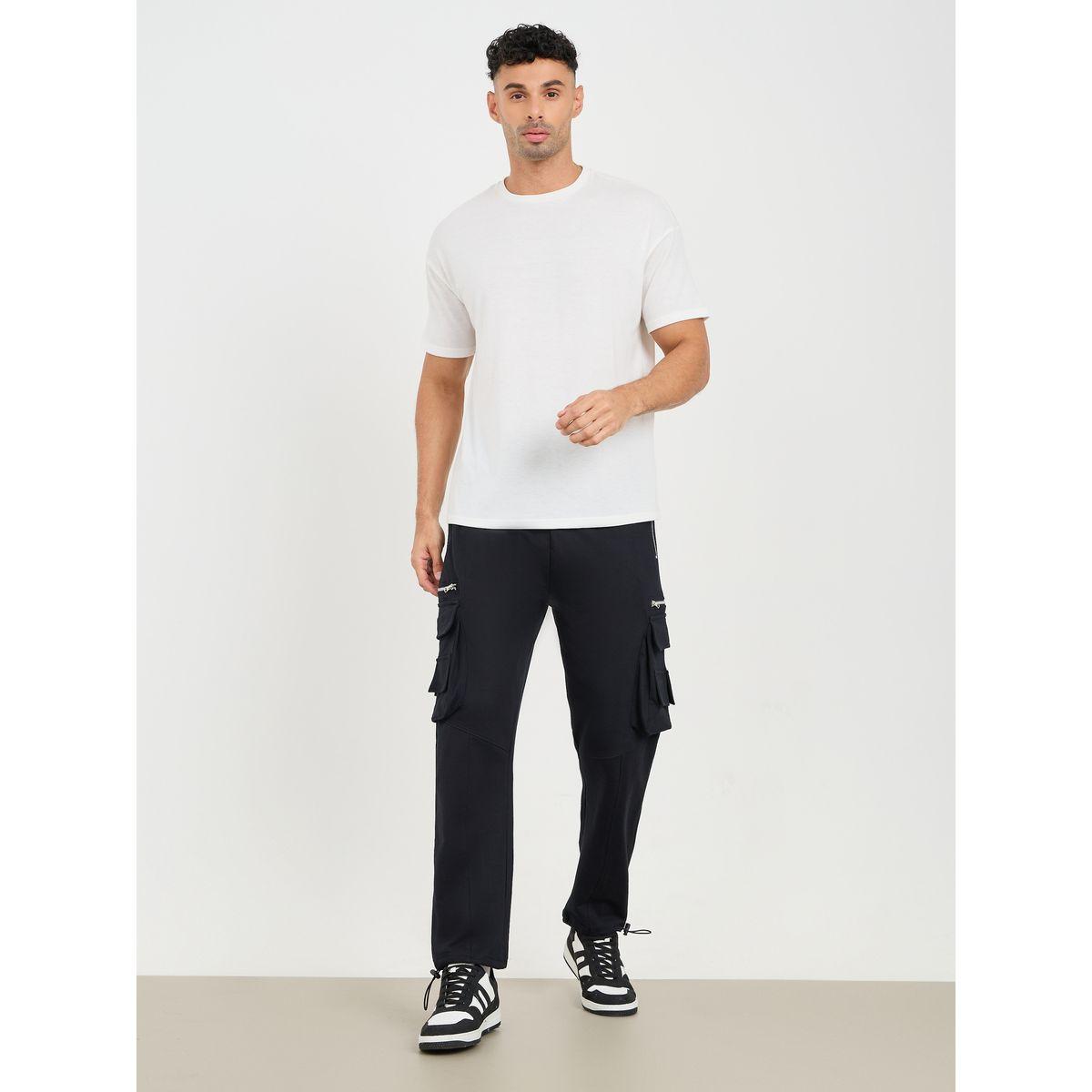 Styli Metallic Zipper Regular Cargo Jogger-men-clothing-bottoms-joggers-image-2