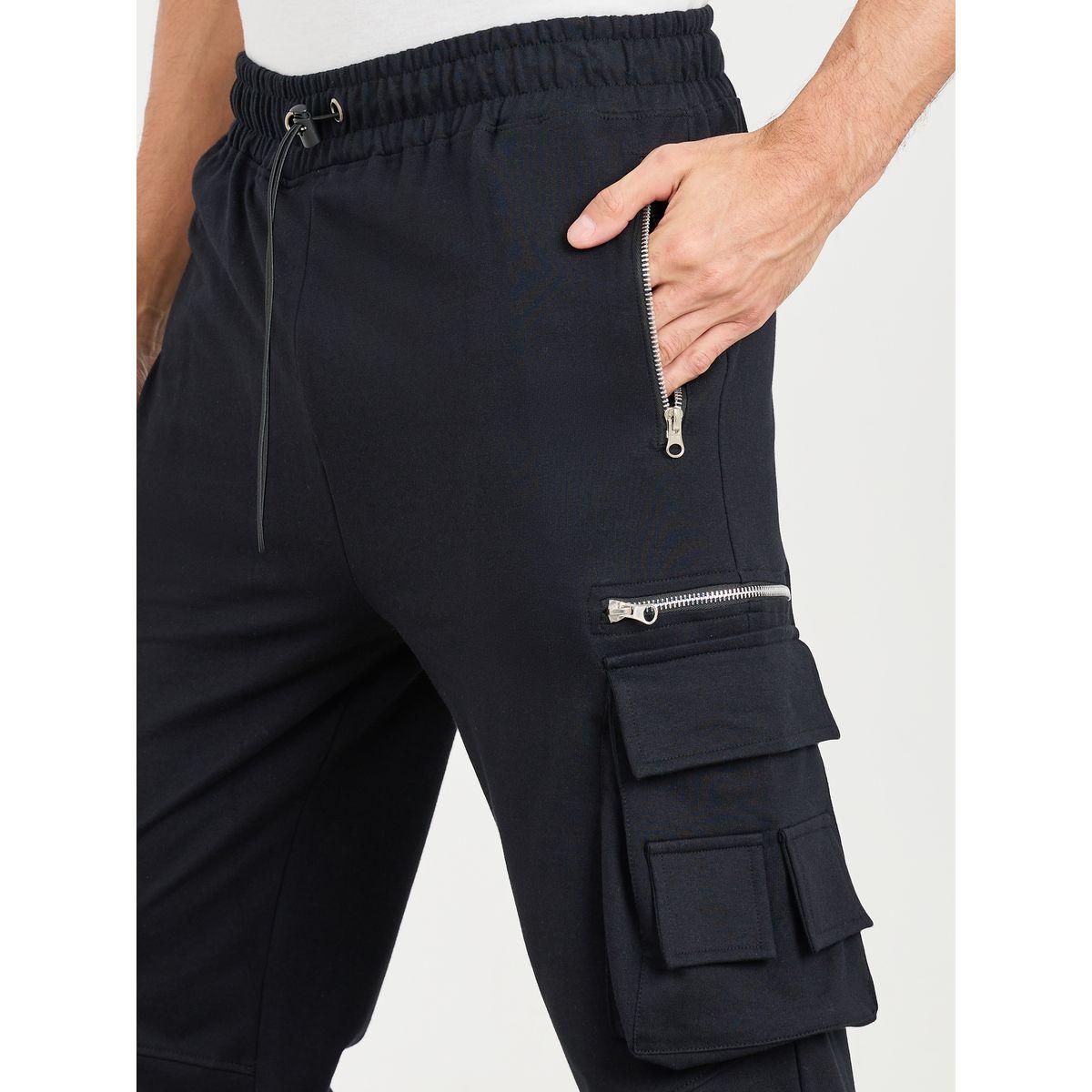 Styli Metallic Zipper Regular Cargo Jogger-men-clothing-bottoms-joggers-image-4