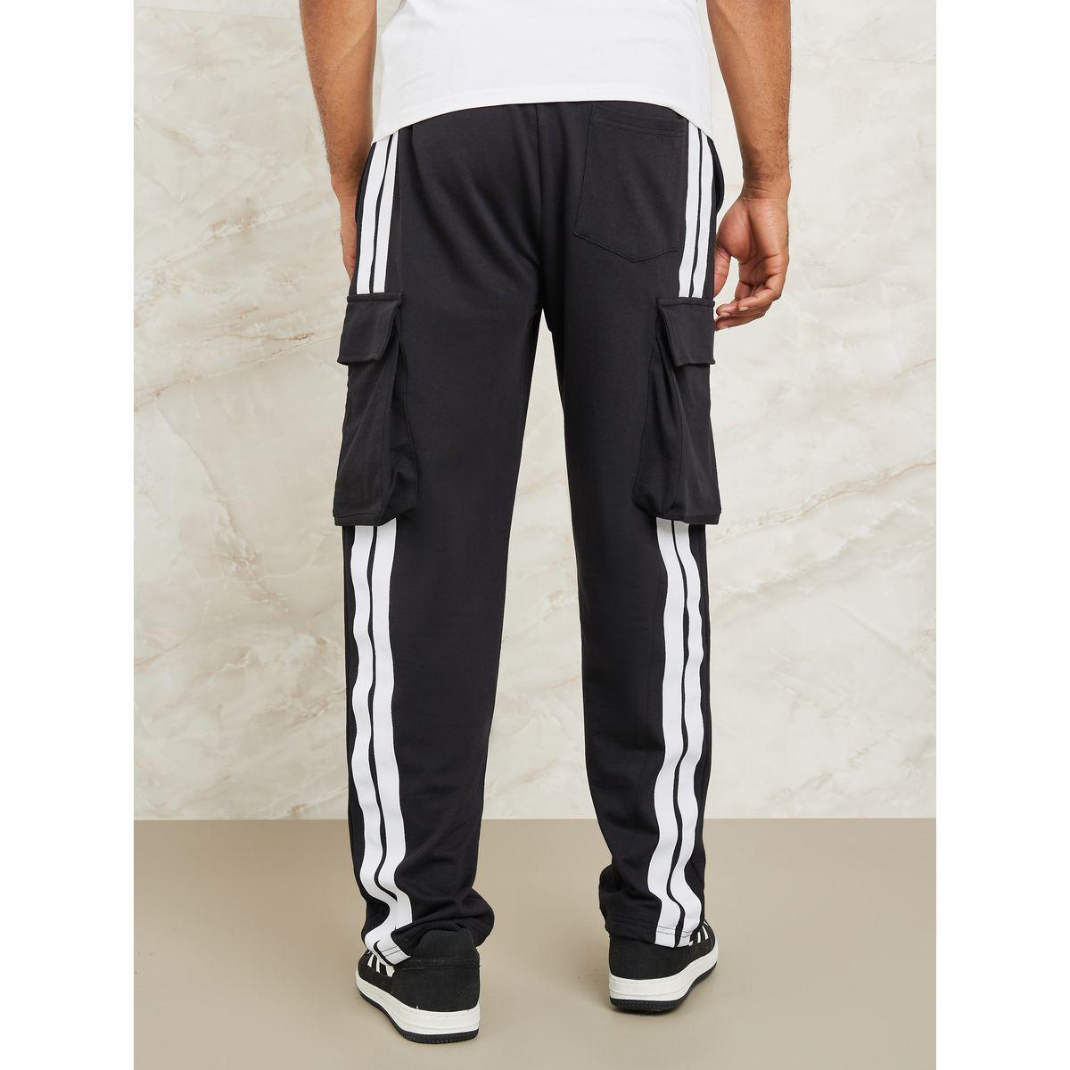 جوغر واسع مزين بشريط جانبي-men-clothing-bottoms-joggers-image-5