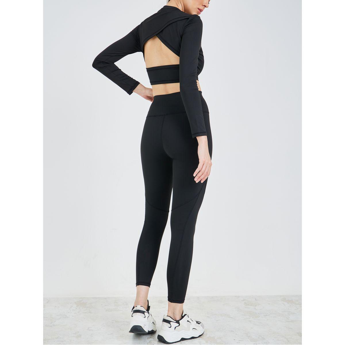 مجموعة من ( ليقنز + بلوزة قصيرة )-sports-women-clothing-trackpantsandtracksuits-image-7