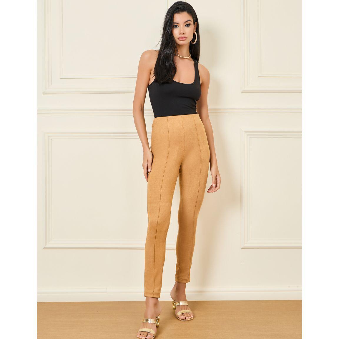 ليقنز بتفاصيل محزوزة وخصر عالي-women-clothing-bottoms-trousers-image-2