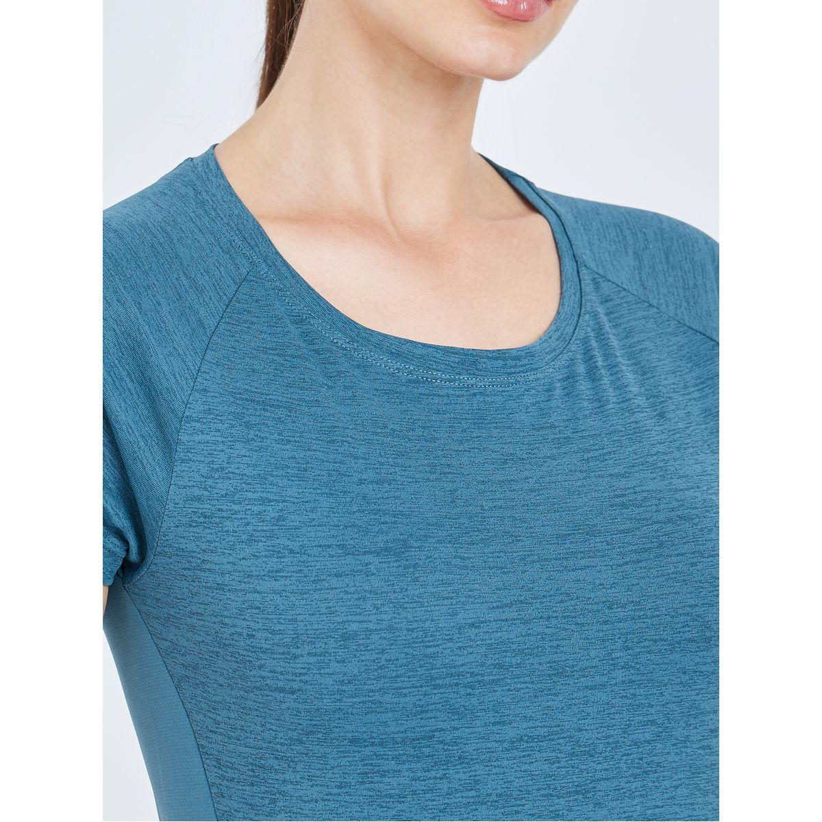 بلوزة رياضية بنسيج الميلانج-women-clothing-sportswearandactivewear-tshirtsandvests-image-3
