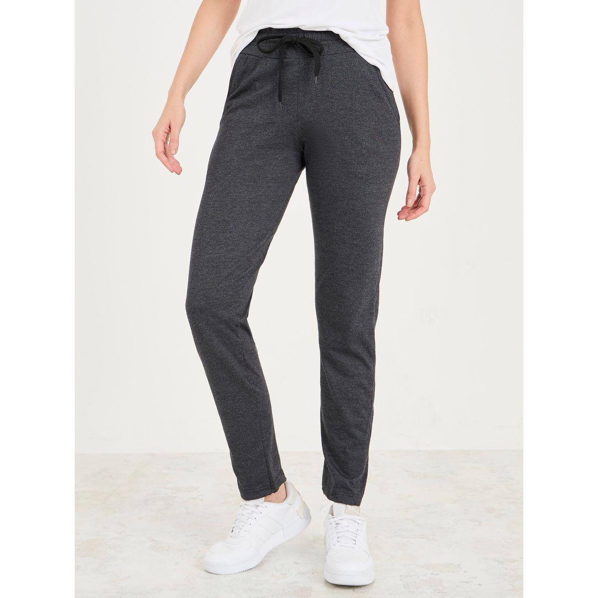 Styli Cotton Basic Jogger with Drawstring-women-clothing-bottoms-joggers-image-1
