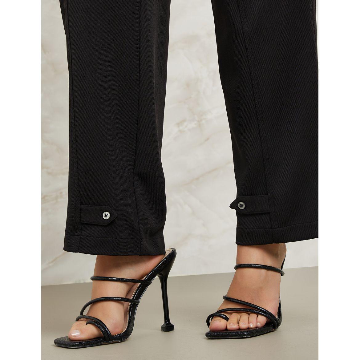 Styli Button Detail Pants with Pockets-women-clothing-bottoms-trousers-image-4