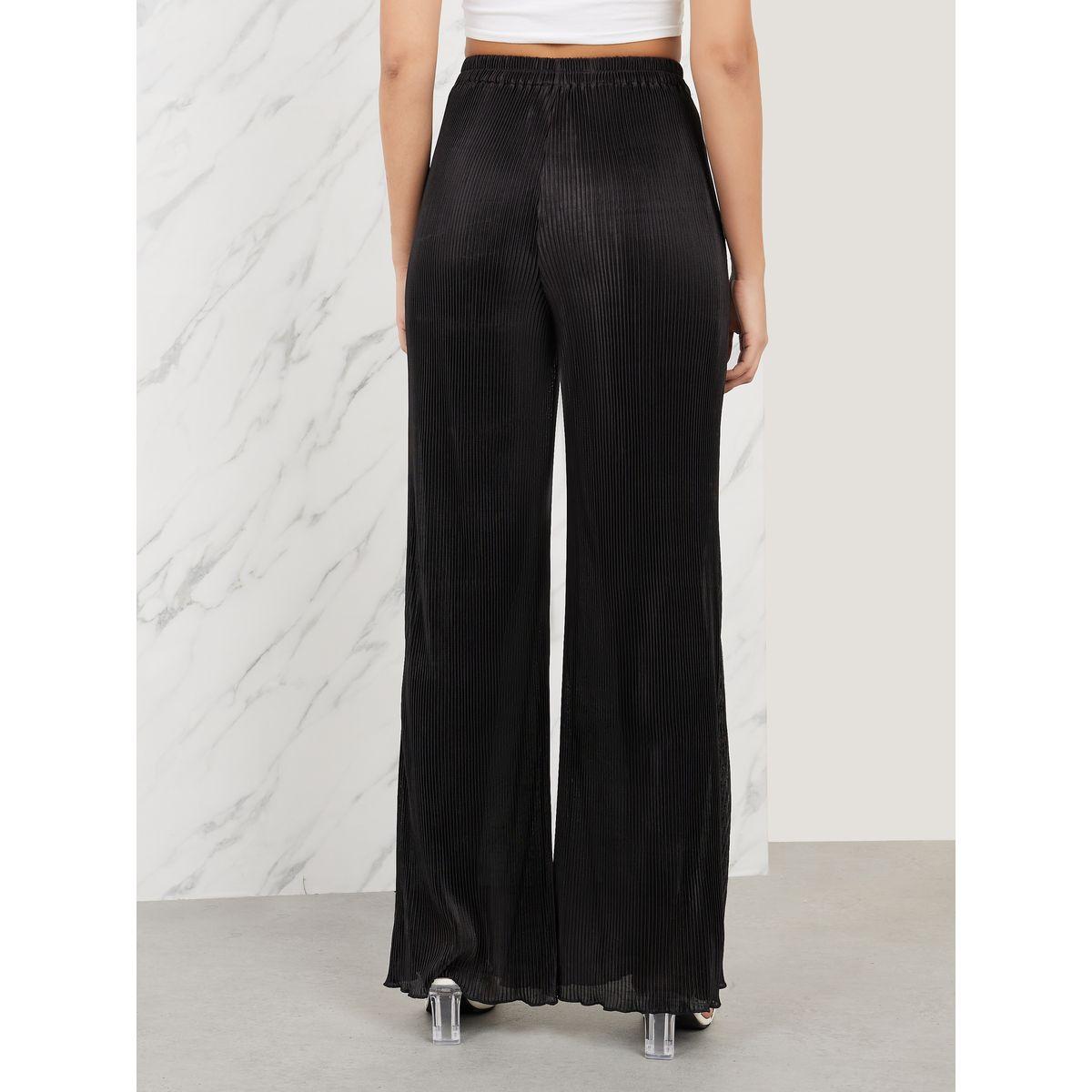 بنطال بارجل واسعة وخصر مطاطي-women-clothing-bottoms-trousers-image-4