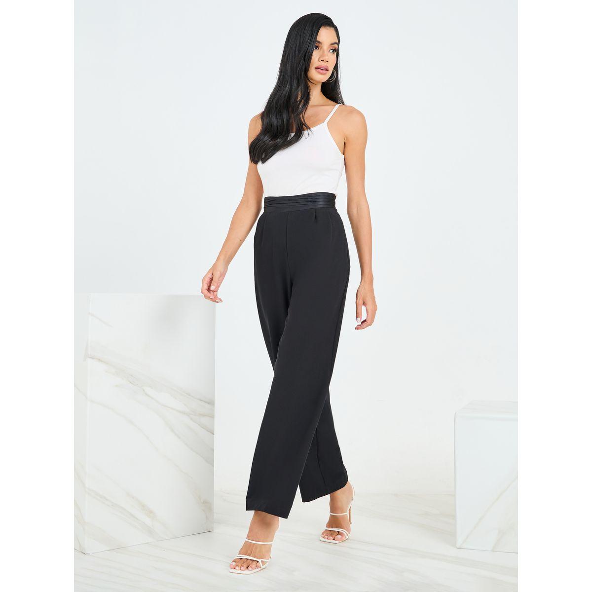 بنطال بأرجل مستقيمة وكسرات-women-clothing-bottoms-trousers-image-2