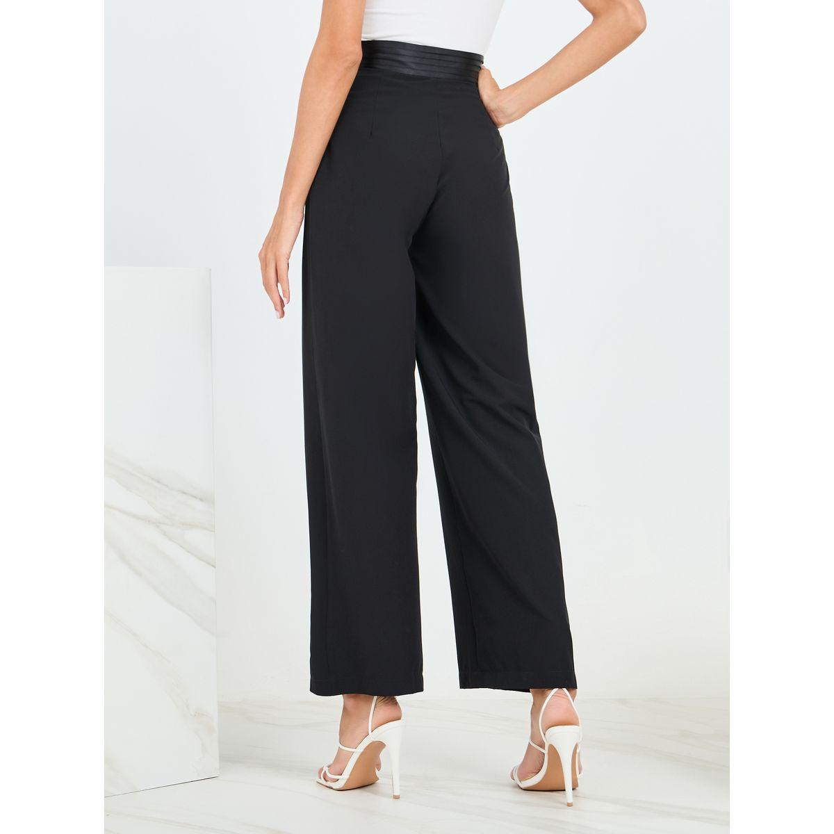 بنطال بأرجل مستقيمة وكسرات-women-clothing-bottoms-trousers-image-5
