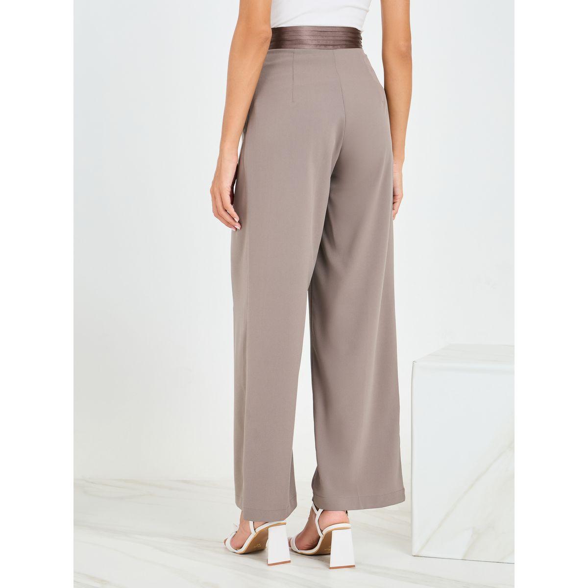 بنطال بأرجل مستقيمة وكسرات-women-clothing-bottoms-trousers-image-4