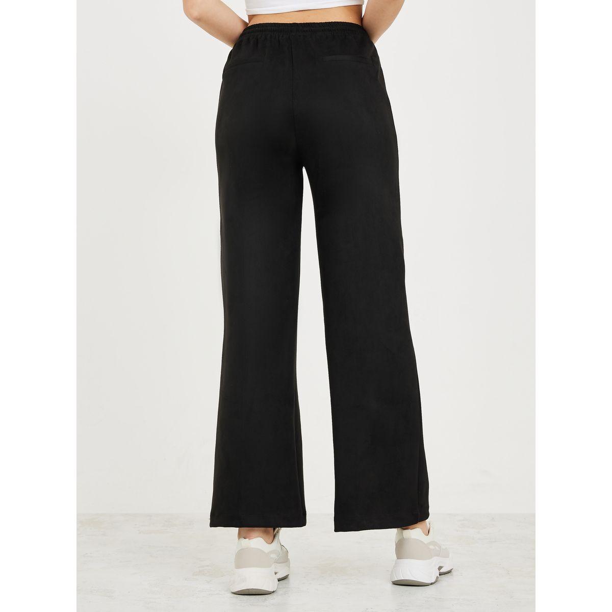 بنطال بأرجل واسعة ورباط غلق-women-clothing-bottoms-trousers-image-5