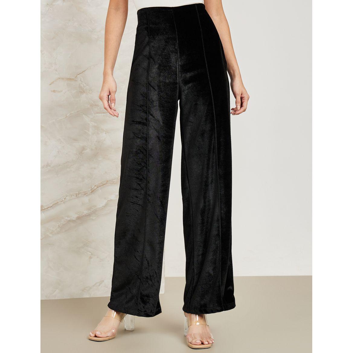Styli Textured Wide Leg Pants-women-clothing-bottoms-trousers-image-2