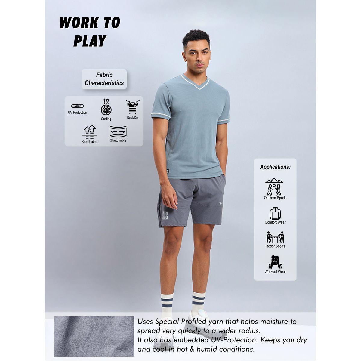 شورت رياضي سادة تكنوسبورت × ستايلي-men-clothing-sportswearandactivewear-bottoms-image-1