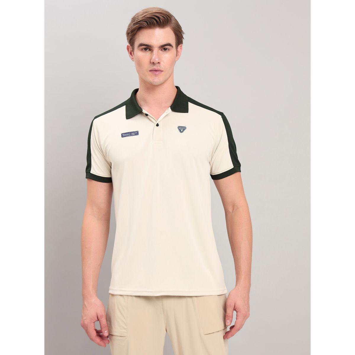 تيشيرت بولو بقصة سليم فت تكنوسبورت × ستايلي-men-clothing-sportswearandactivewear-tshirtsandpolos-image-1