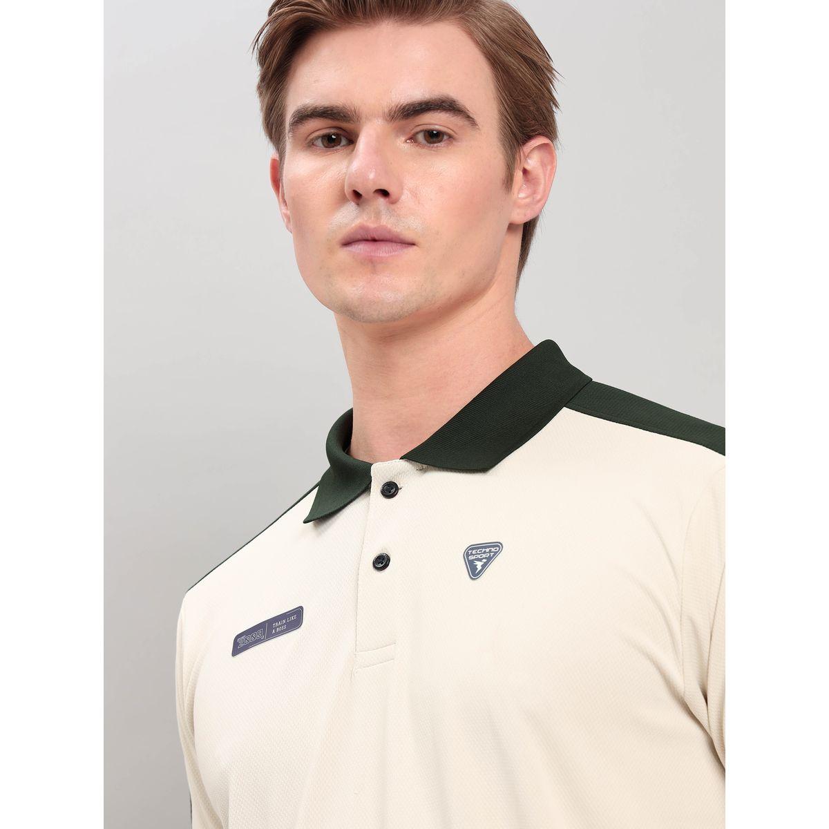 تيشيرت بولو بقصة سليم فت تكنوسبورت × ستايلي-men-clothing-sportswearandactivewear-tshirtsandpolos-image-2